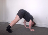 How to do a Pike Push Up (Distant)